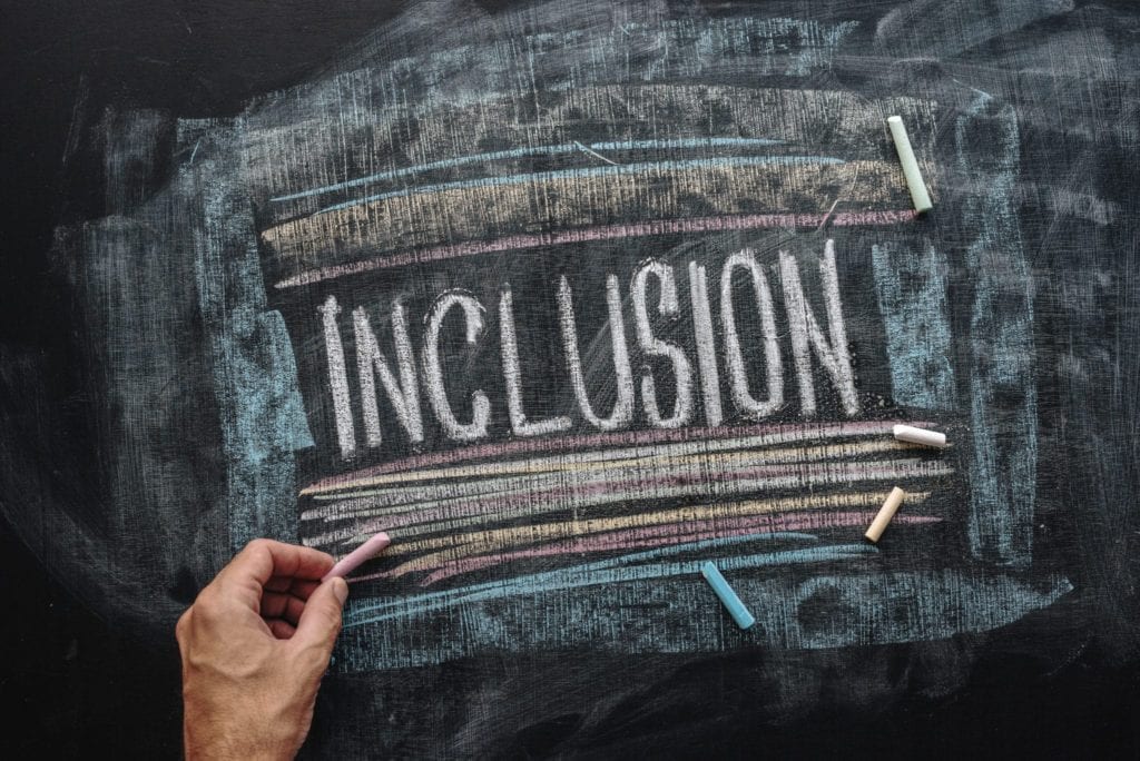 diversability inclusion on chalkboard