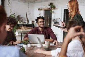 diverse team in the workplace