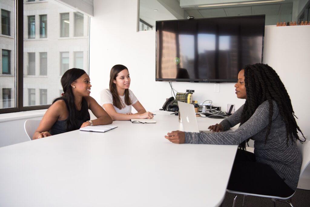 team working together preventing discrimination in hiring